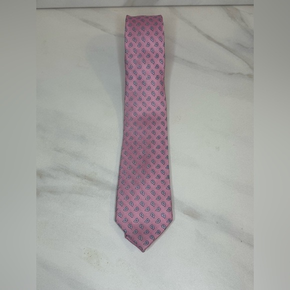 Lauren Ralph Lauren Other - Lauren Ralph Lauren pink paisley skinny silk necktie